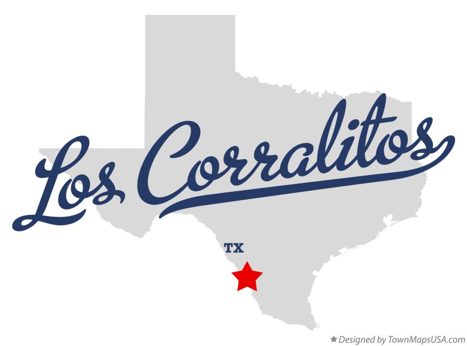 Map of Los Corralitos, TX, Texas