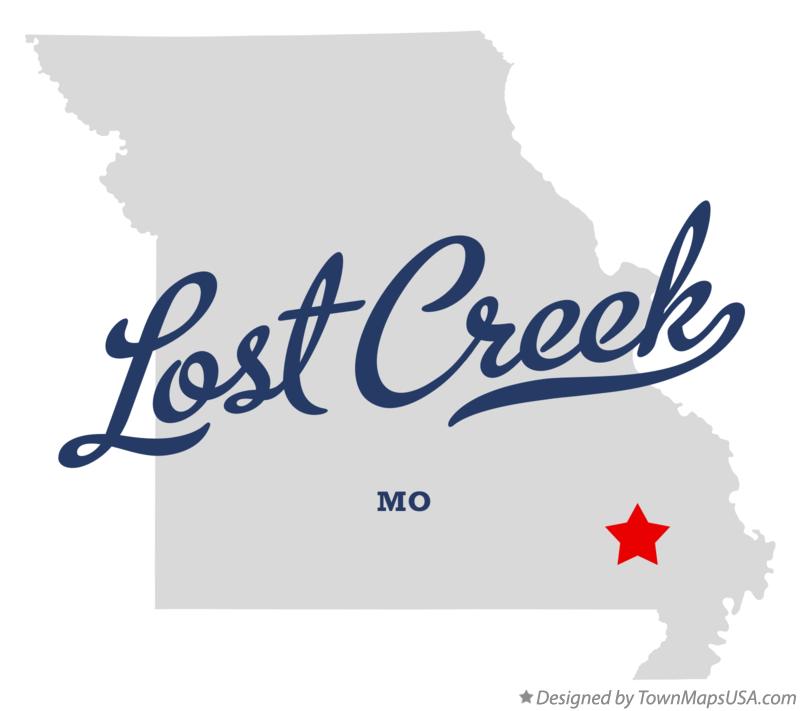 Map of Lost Creek, MO, Missouri