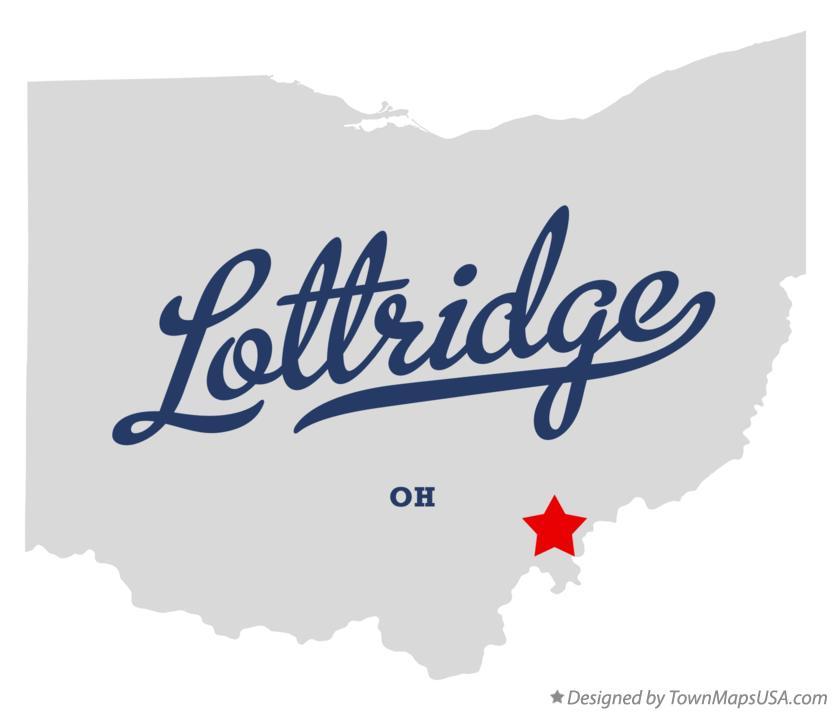 Map of Lottridge, OH, Ohio