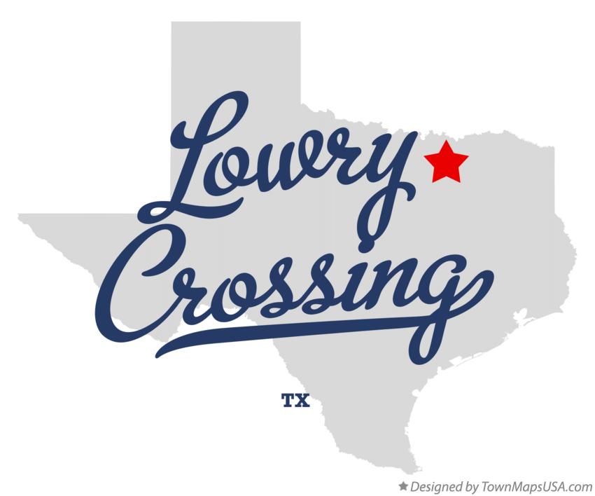 Map of Lowry Crossing, TX, Texas