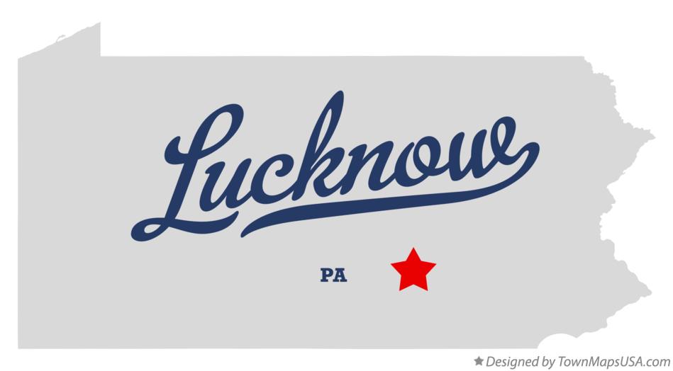 Map of Lucknow, PA, Pennsylvania