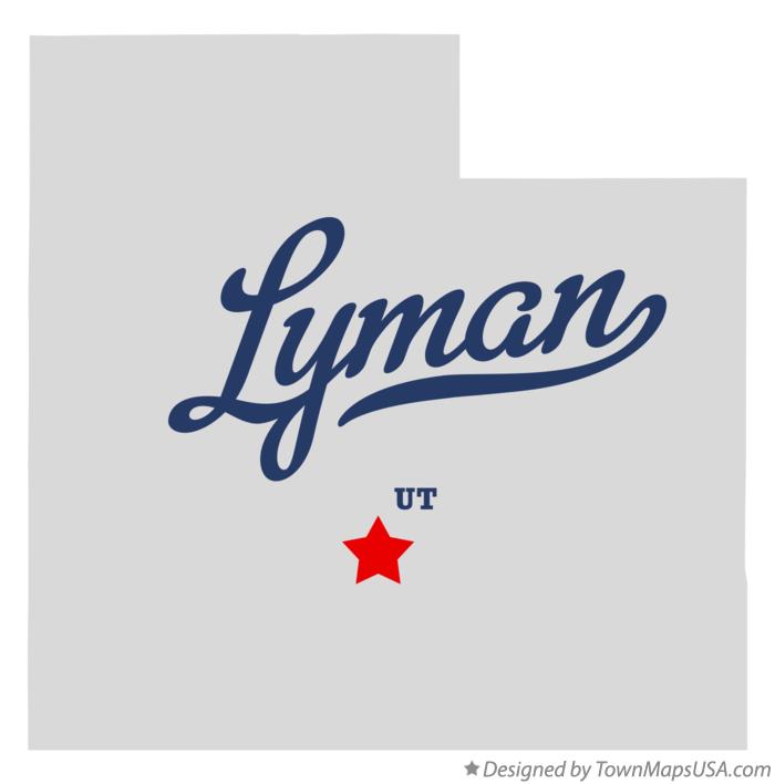 Map of Lyman, UT, Utah