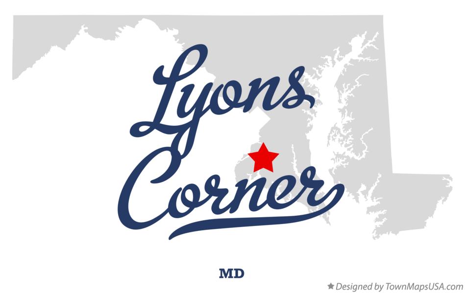 Map of Lyons Corner, MD, Maryland