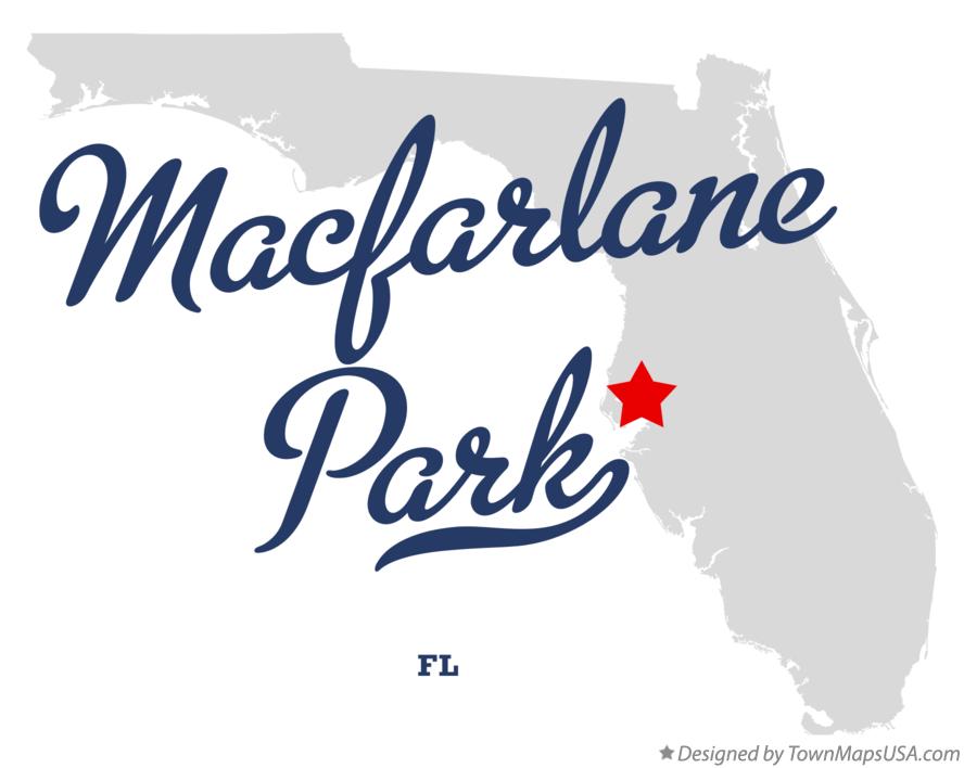 Map of Macfarlane Park, FL, Florida