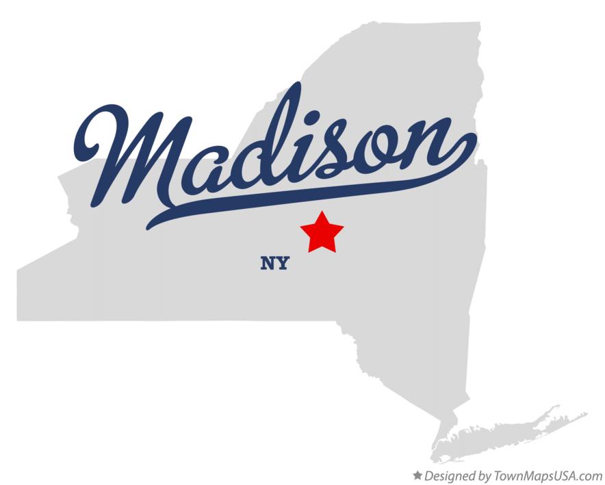 Map of Madison, NY, New York