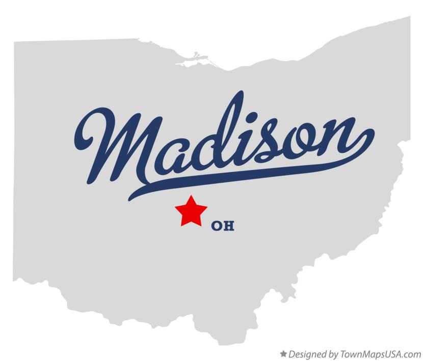 Map of Madison, Franklin County, OH, Ohio
