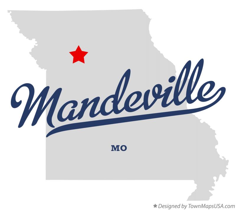 Map of Mandeville, MO, Missouri