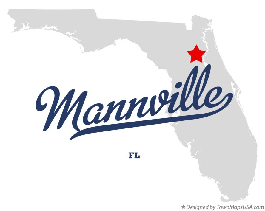Map of Mannville, FL, Florida
