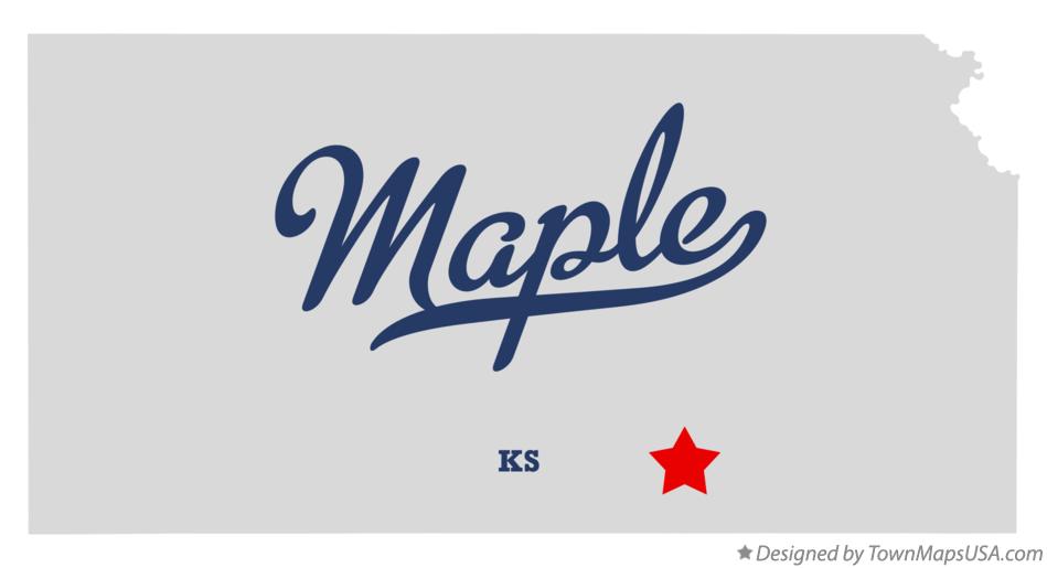 Map of Maple, KS, Kansas