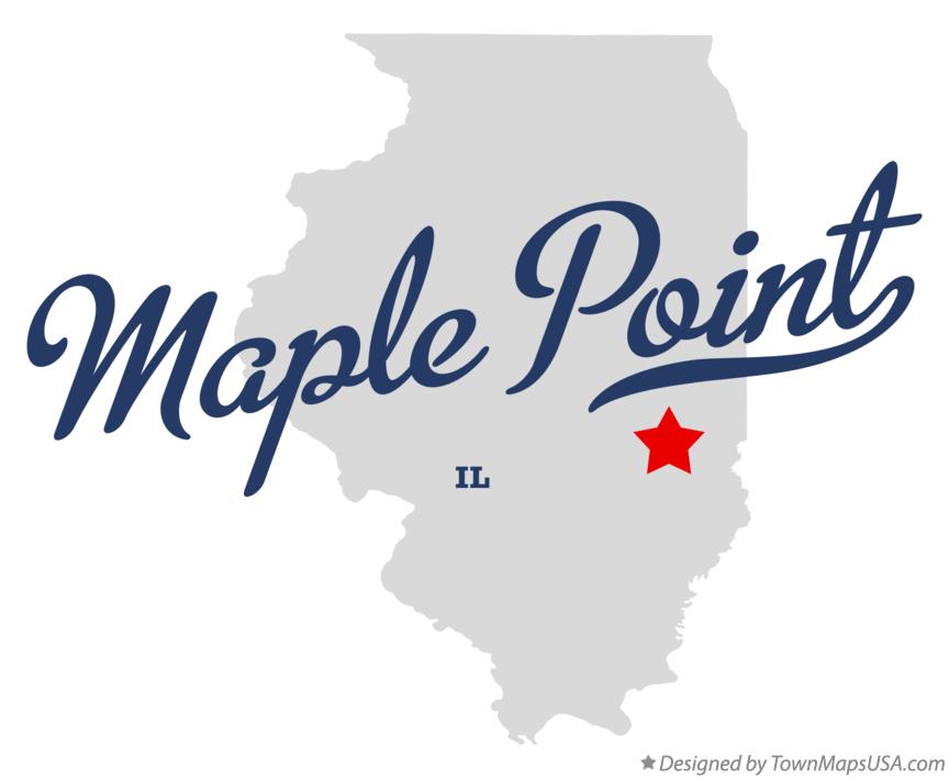 Map of Maple Point, IL, Illinois
