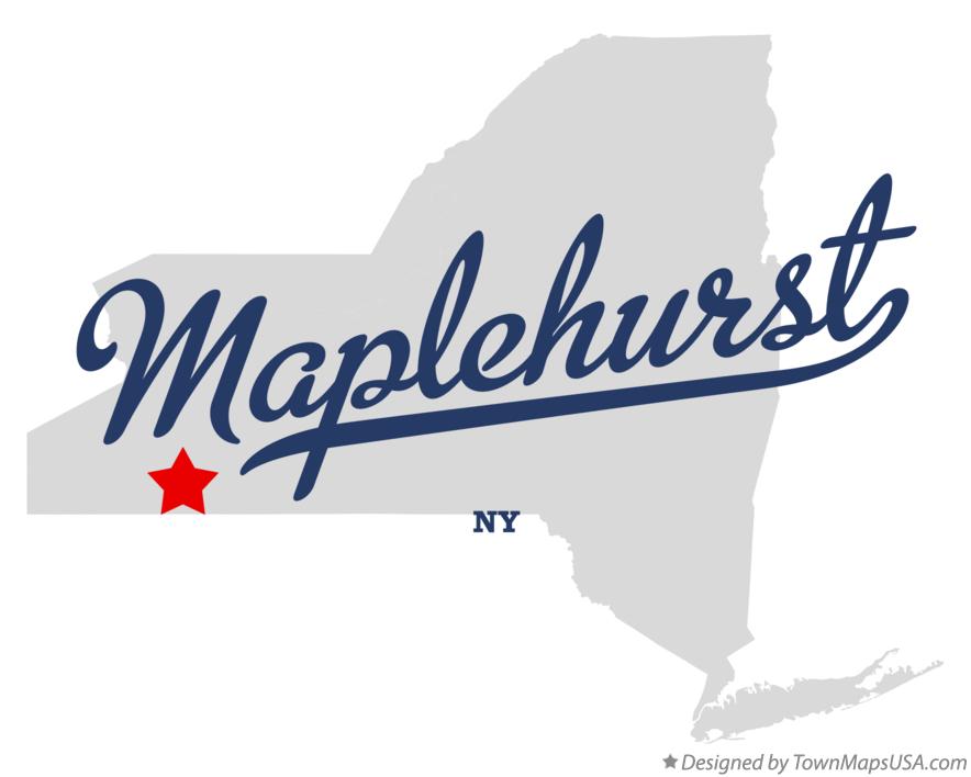 Map of Maplehurst, NY, New York