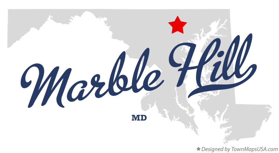 Map of Marble Hill, MD, Maryland