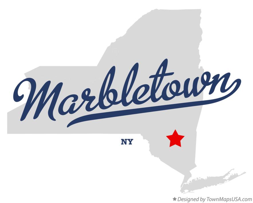 Map of Marbletown, NY, New York