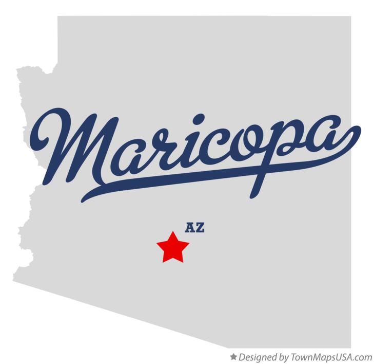 Map of Maricopa, AZ, Arizona