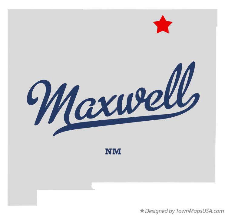 Map of Maxwell, NM, New Mexico