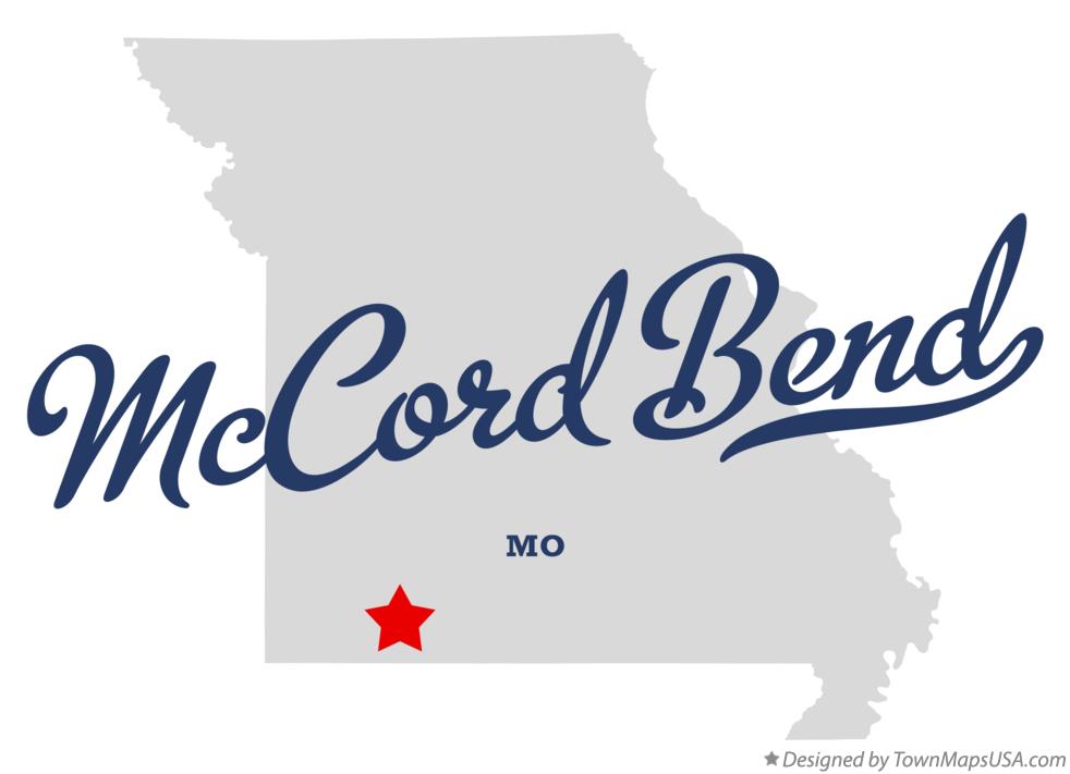 Map of McCord Bend, MO, Missouri