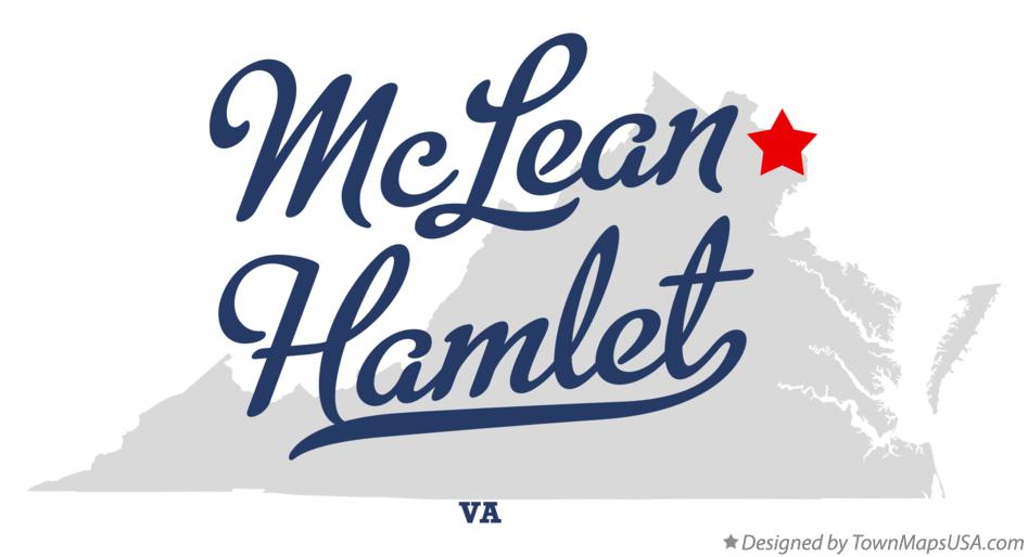 Map of McLean Hamlet, VA, Virginia