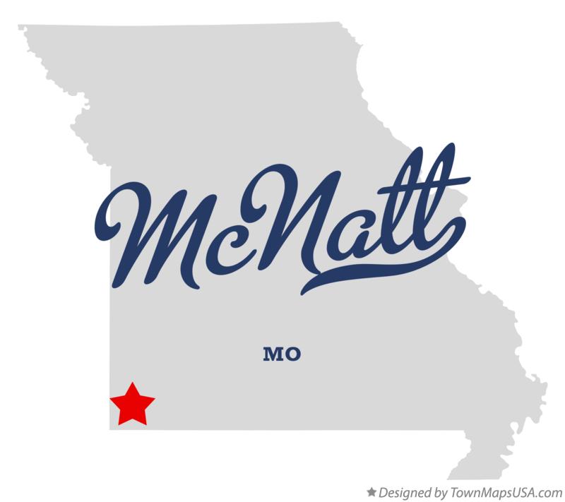 Map of McNatt, MO, Missouri