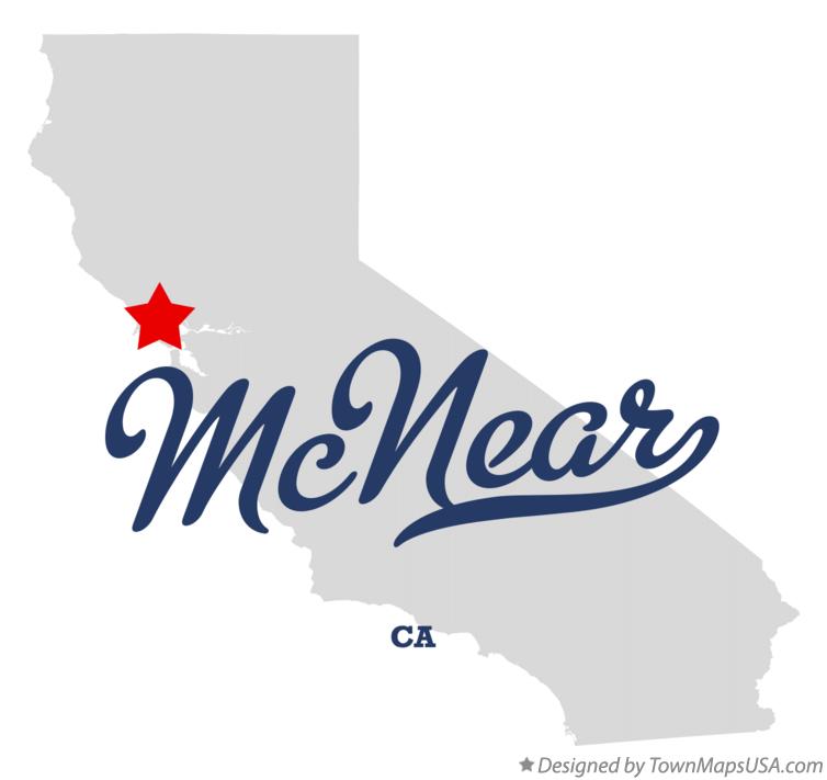 Map of McNear, CA, California