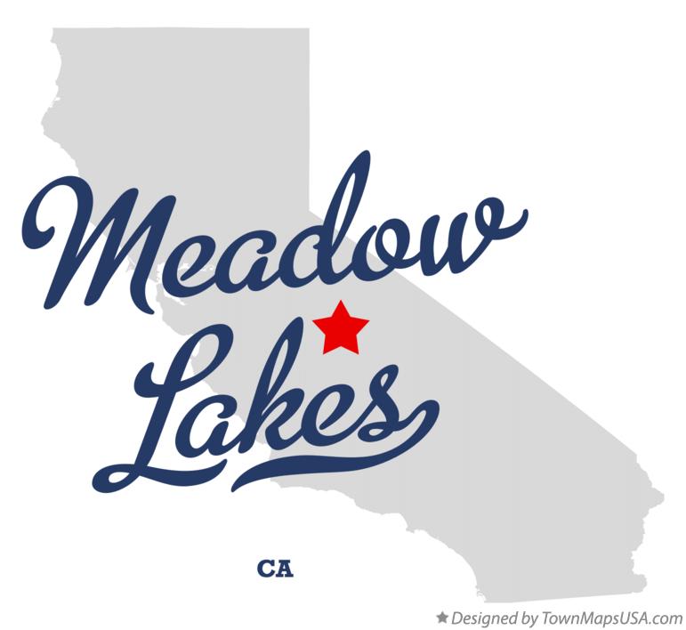 Map of Meadow Lakes, CA, California
