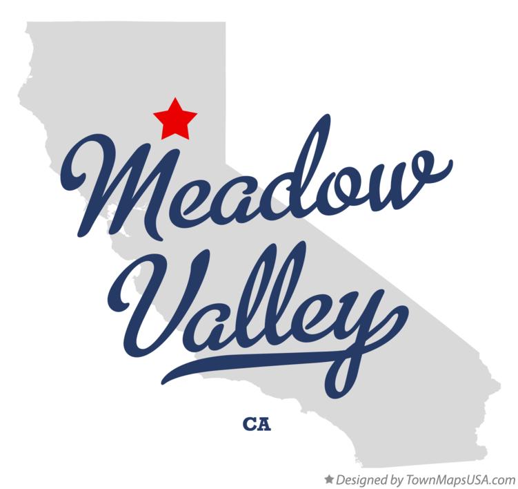 Map of Meadow Valley, CA, California