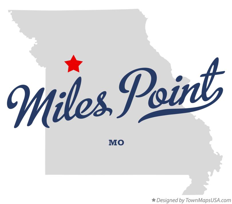 Map of Miles Point, MO, Missouri