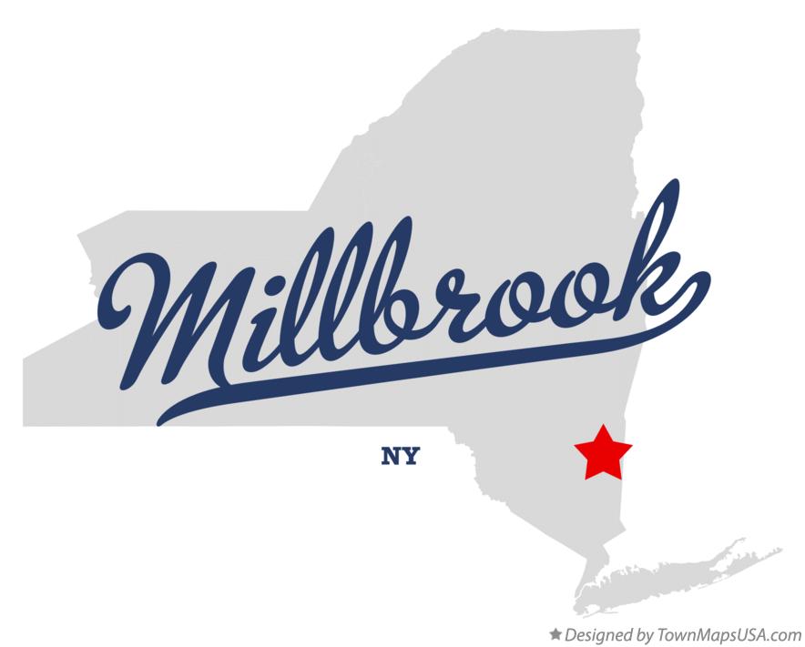 Map of Millbrook, NY, New York
