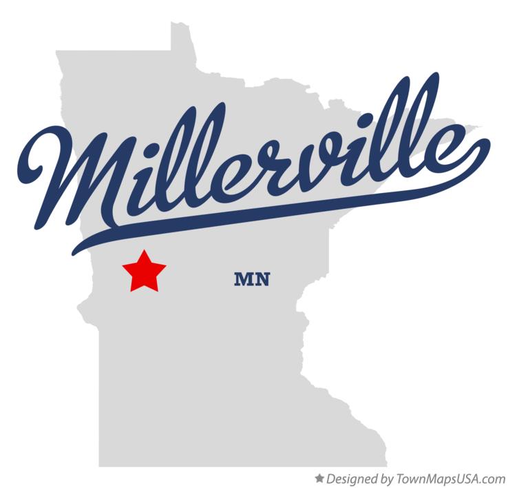 Map of Millerville, MN, Minnesota