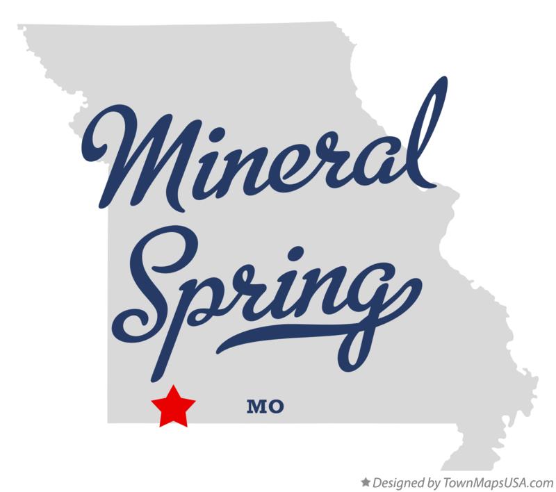 Map of Mineral Spring, MO, Missouri