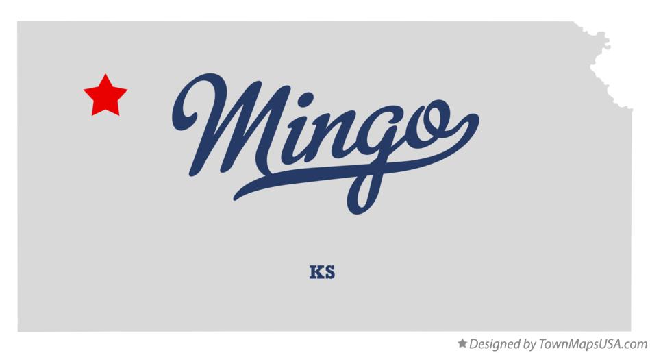 Map of Mingo, KS, Kansas