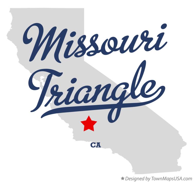 Map of Missouri Triangle, CA, California