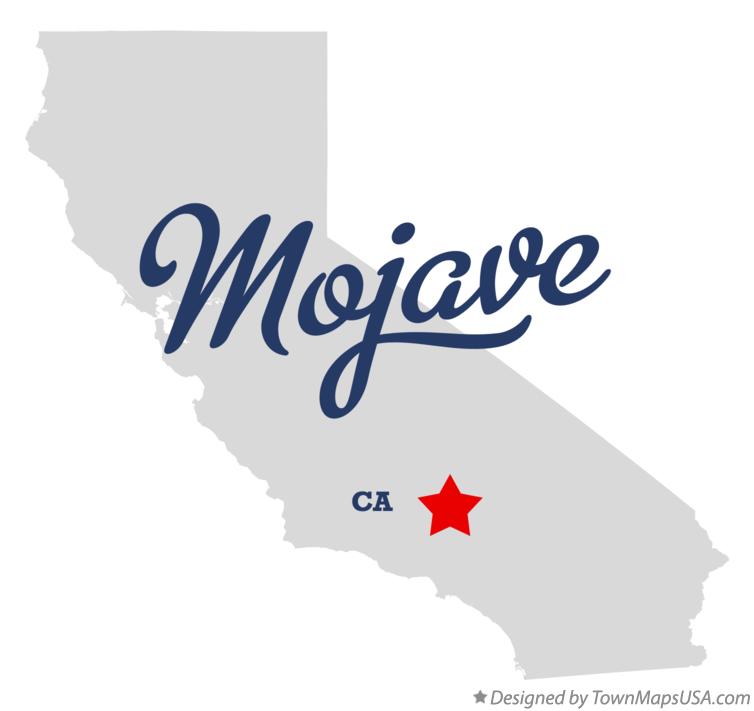 Map of Mojave, CA, California