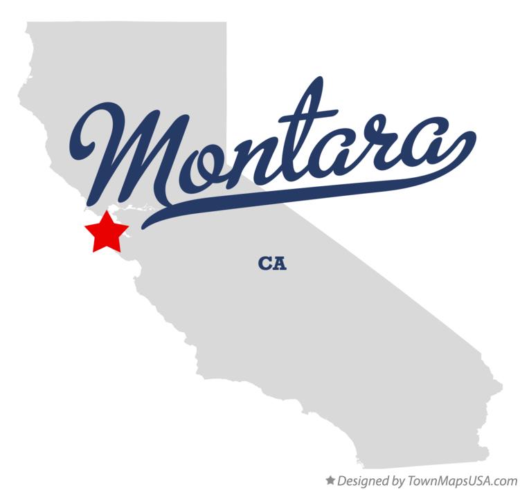 Map of Montara, CA, California