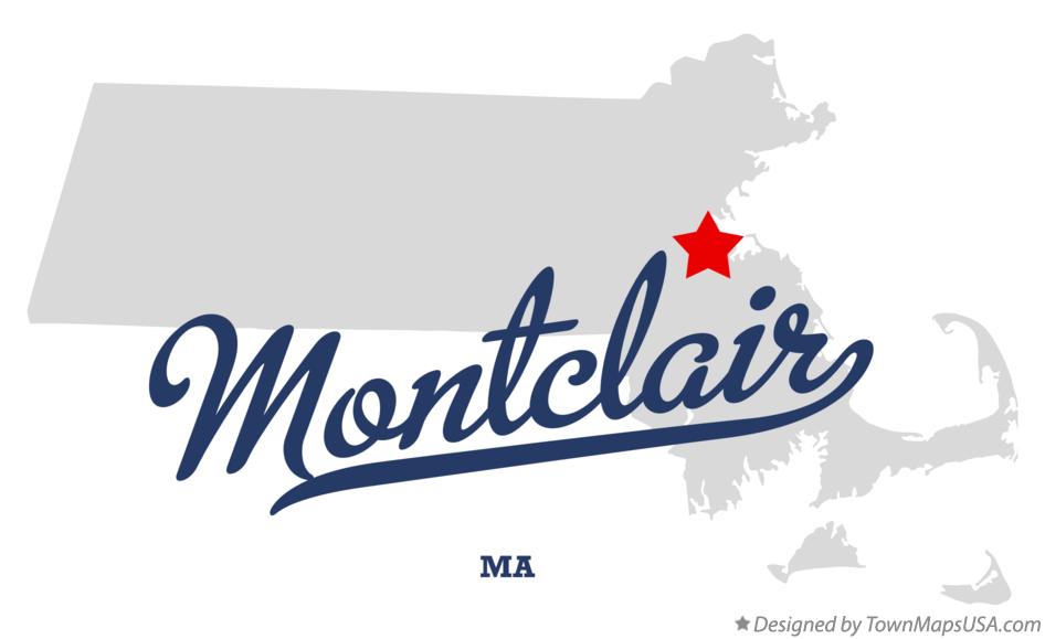 Map of Montclair, MA, Massachusetts