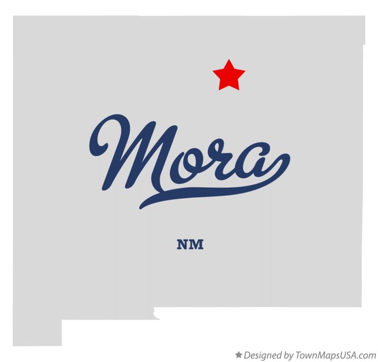 Map of Mora, NM, New Mexico