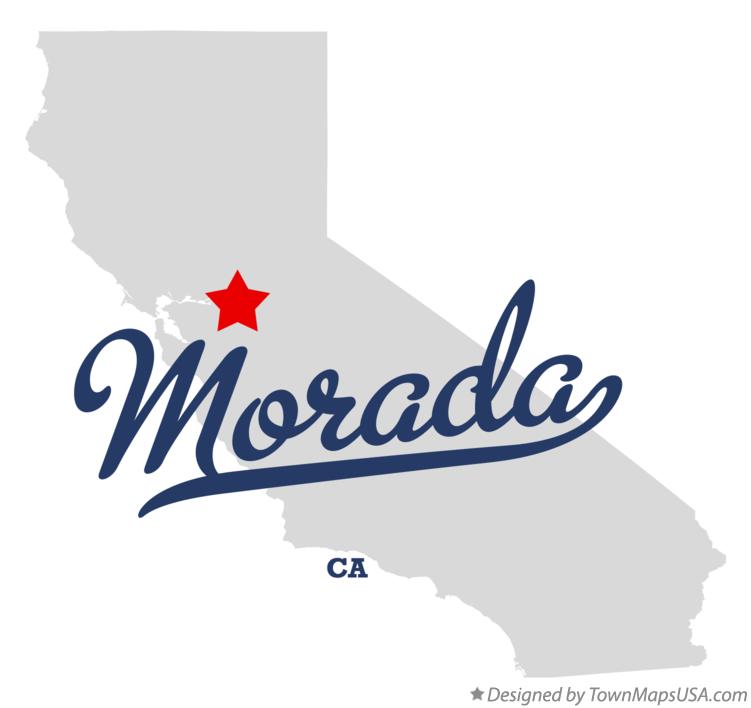 Map of Morada, CA, California
