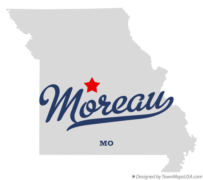 Map of Moreau, MO, Missouri