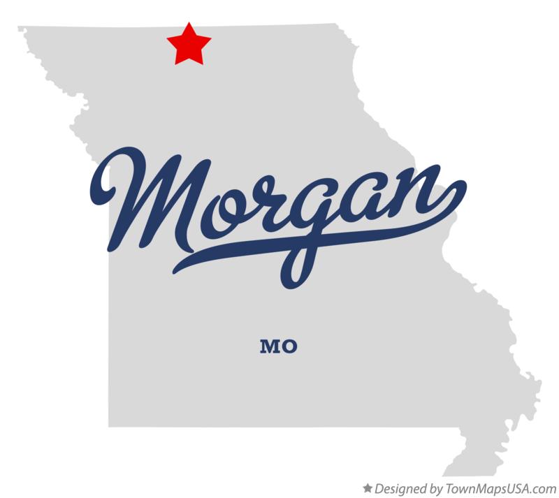 Map of MO, Missouri
