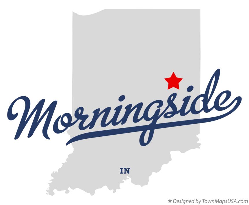 Map of Morningside, IN, Indiana