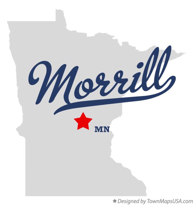 Map of Morrill, MN, Minnesota