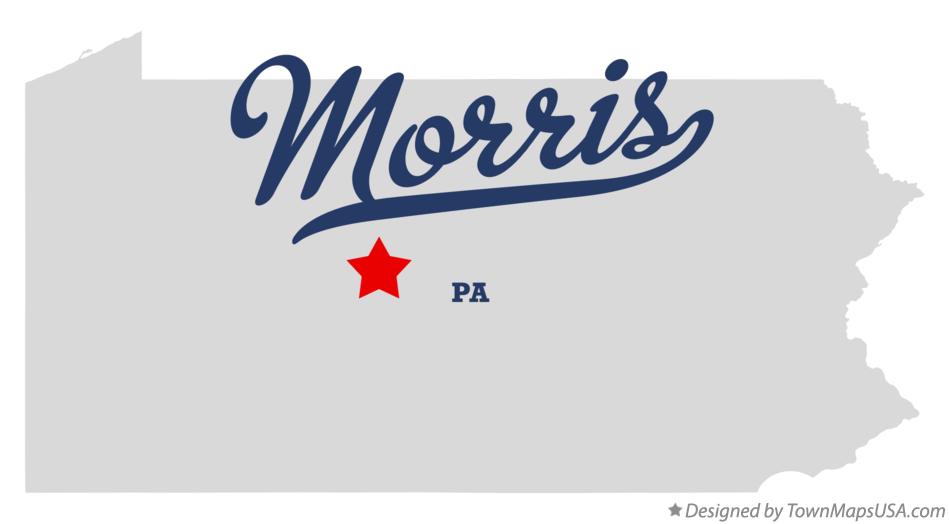Map of Morris, Clearfield County, PA, Pennsylvania