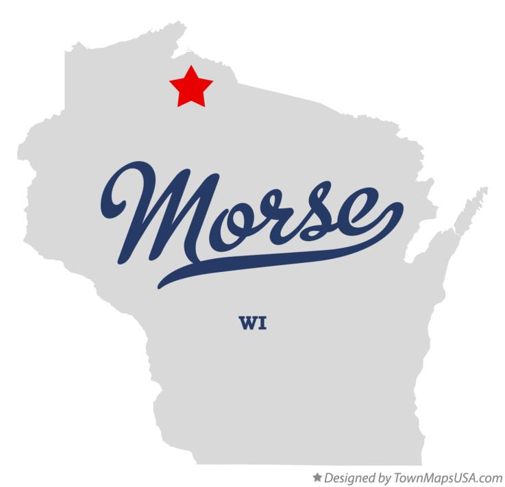 Map of Morse, WI, Wisconsin