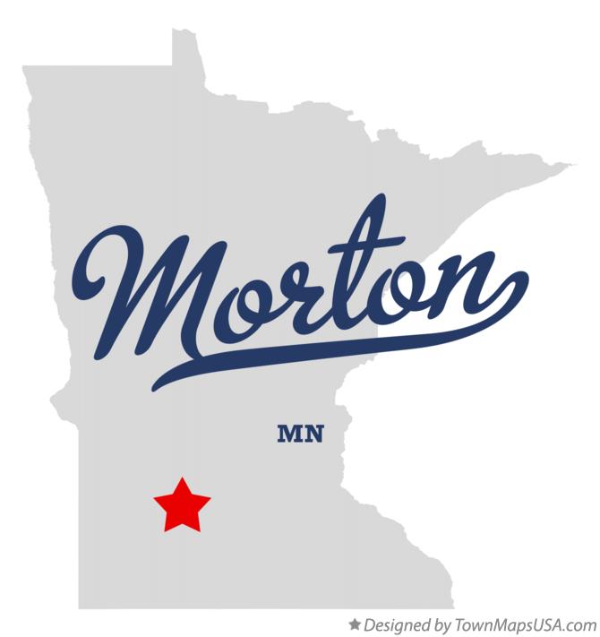 Map of Morton, MN, Minnesota