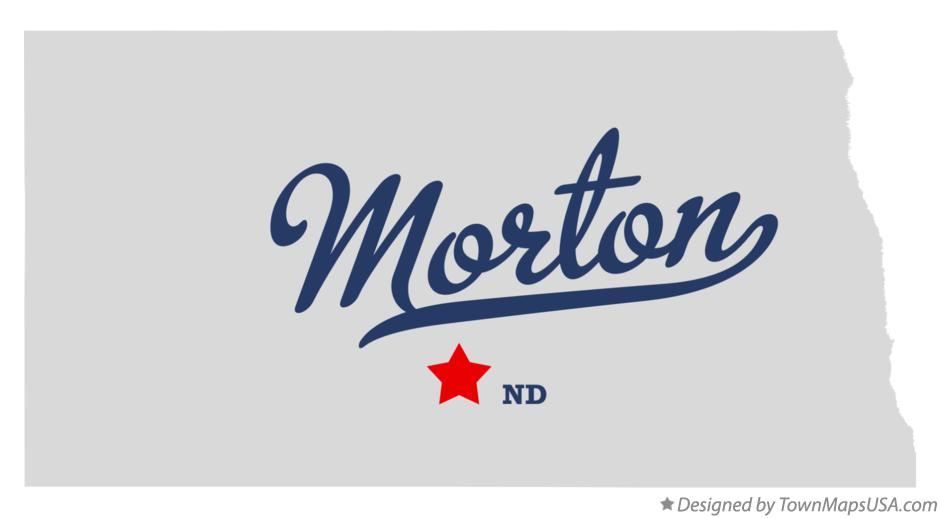 Map of Morton, ND, North Dakota