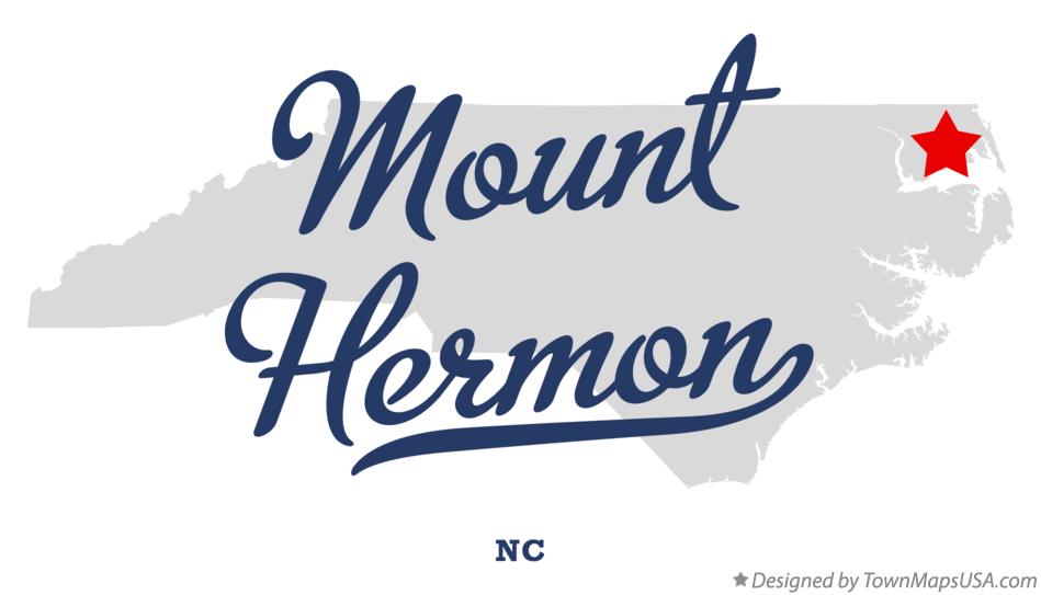 Map of Mount Hermon, NC, North Carolina