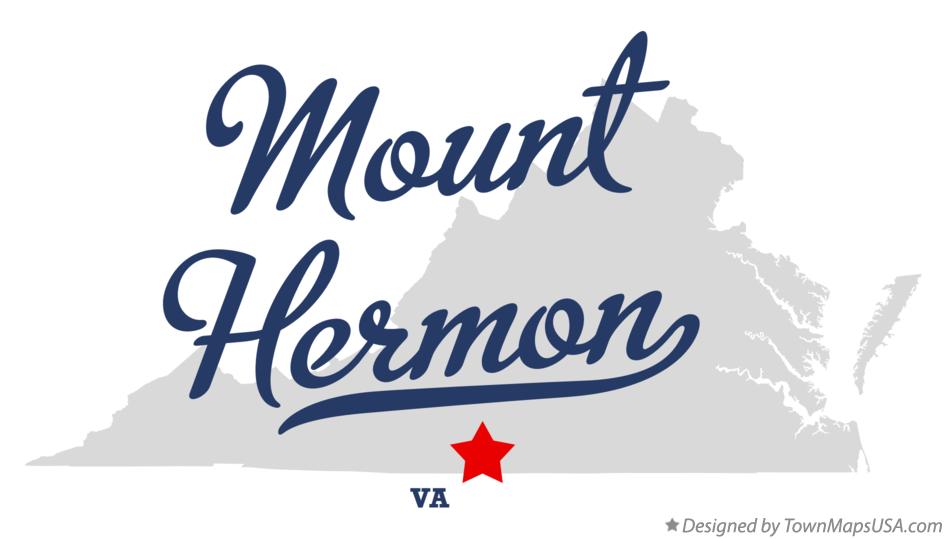 Map of Mount Hermon, VA, Virginia