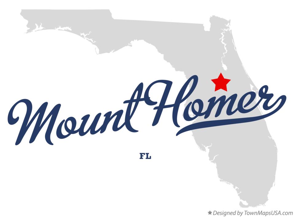 Map of Mount Homer, FL, Florida