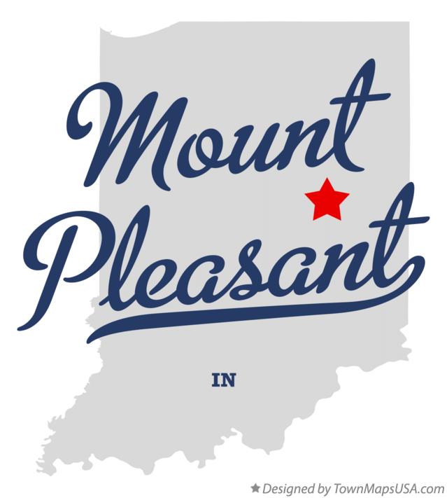 Map of Mount Pleasant, IN, Indiana