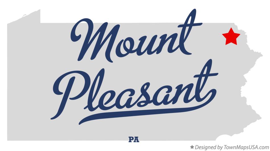 Map of Mount Pleasant, Wayne County, PA, Pennsylvania