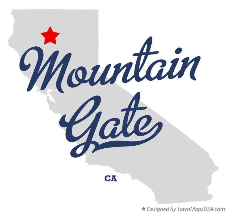 Map of Mountain Gate, CA, California
